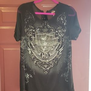 Harley Davidson shirt with bling